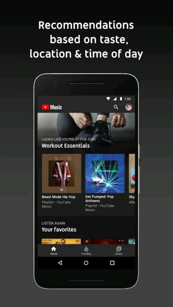 youtube music download feature